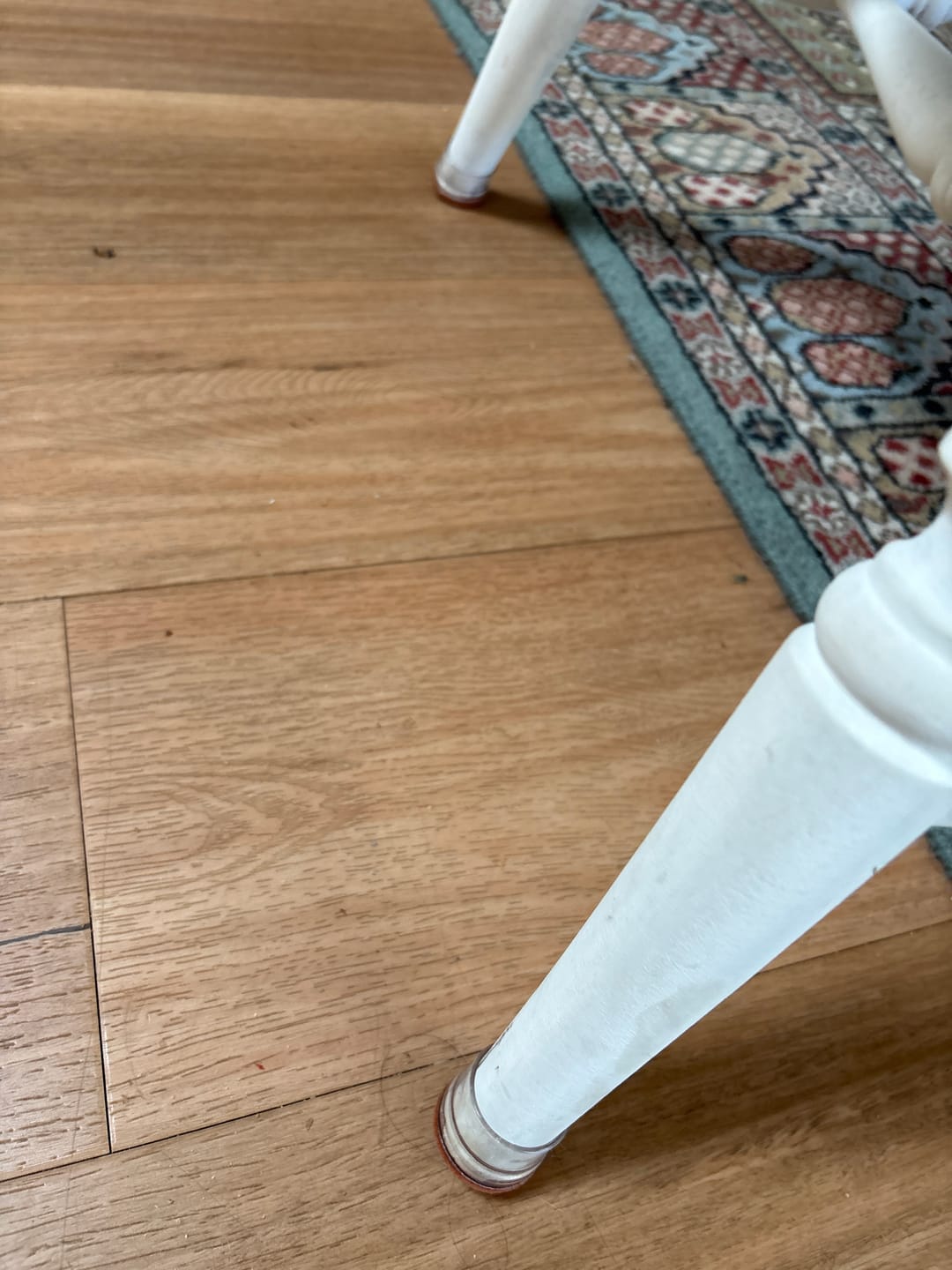 Customer photo review of Groovy Flex Silicone Felt Chair Leg Protectors | Stretchy Edition