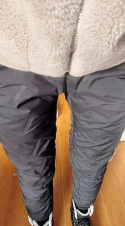 Customer photo review of Wasserdichte & winddichte Thermohose für Männer und Frauen