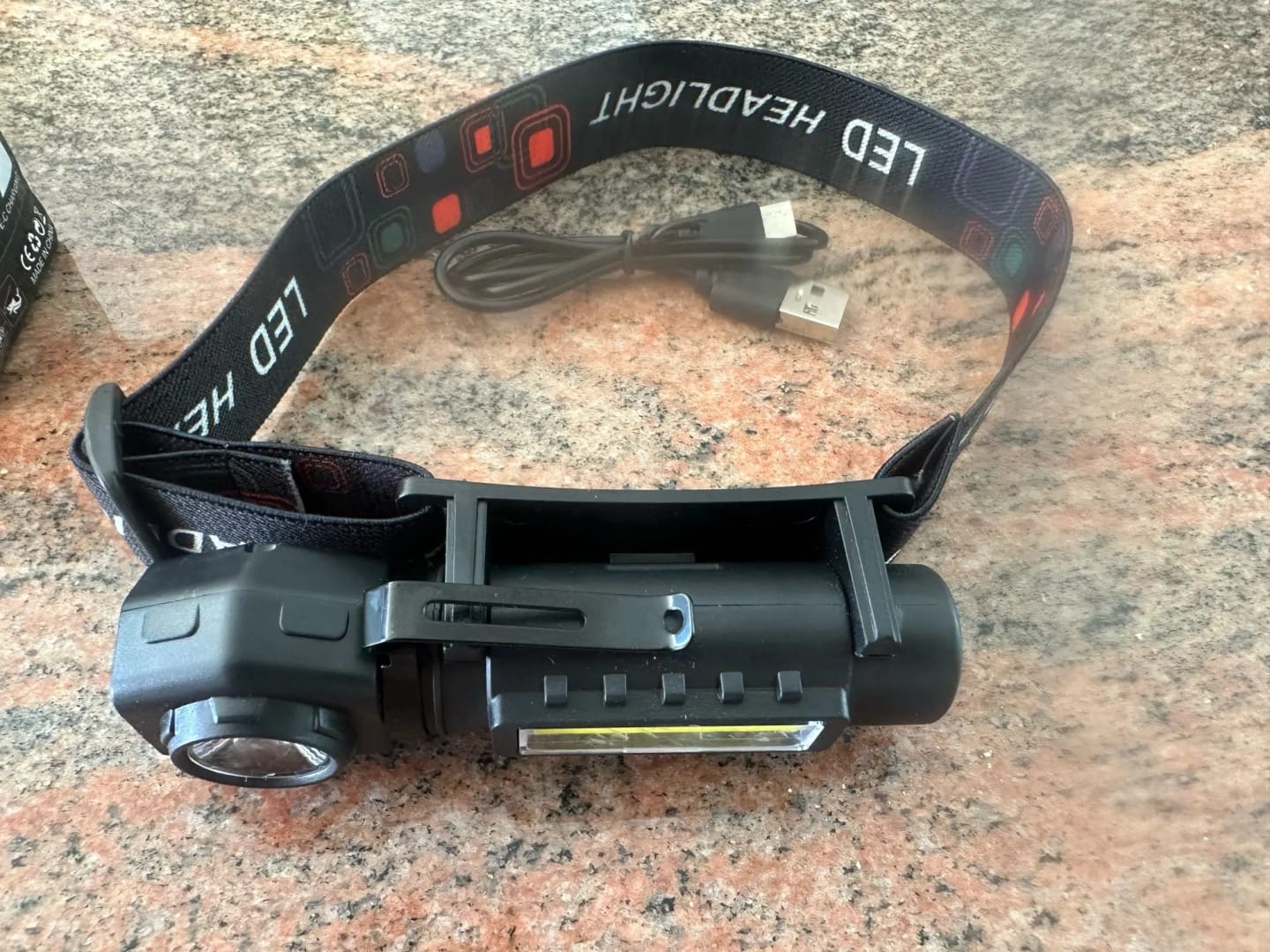 Customer photo review of Multifunctional 2-in-1 LED Flashlight & Headlamp