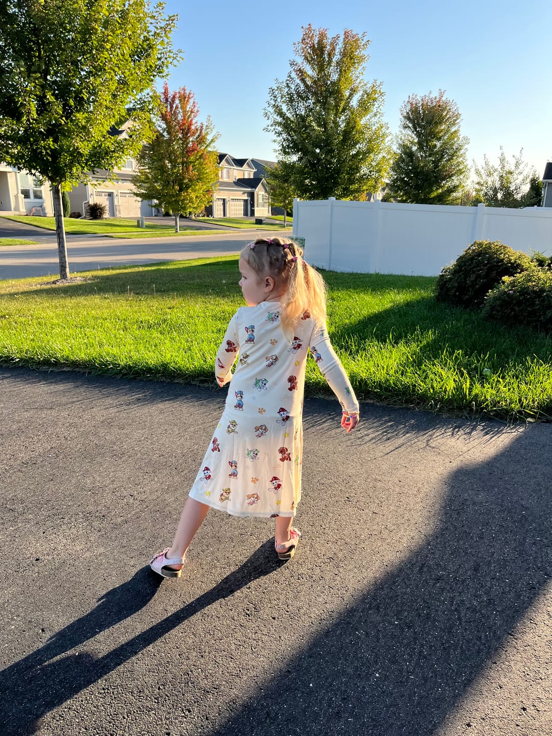 Customer photo review of PAW Patrol: Classic Bamboo Girls' Long Sleeve Dress