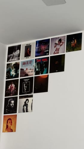 Customer photo review of PLAYLIST - ALBUM COVER PRINTS - CUSTOM WALL COLLAGE POSTERS