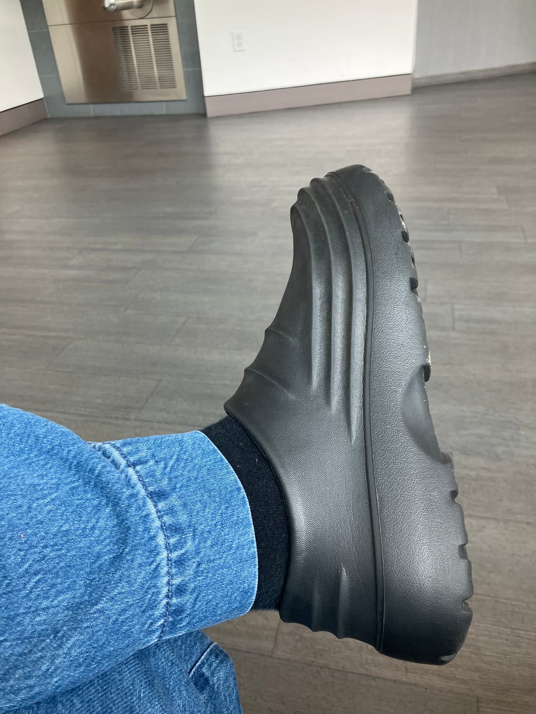Customer photo review of Torrey Fuzzy - Healthy & Non-Slip Comfort Clogs