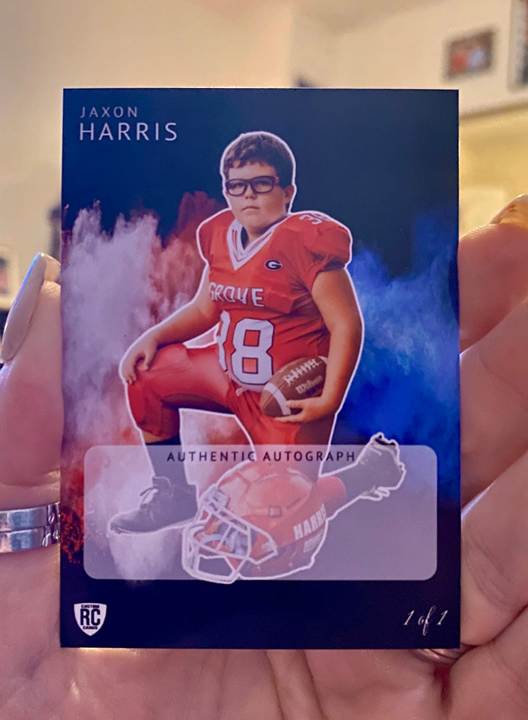 Customer photo review of Custom Card