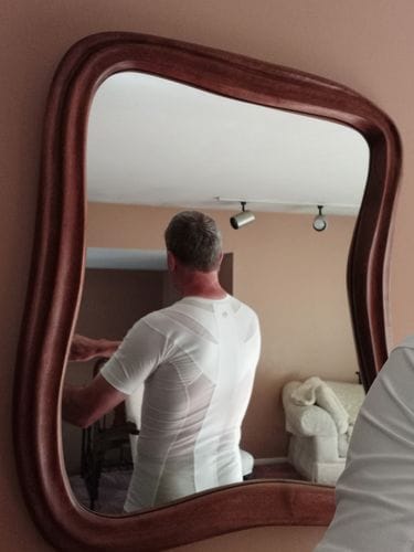 Customer photo review of Men's Posture Shirt™ Zipper - Schwarz