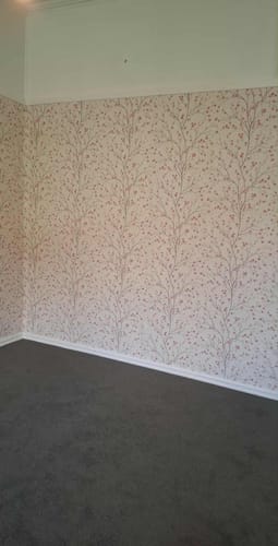 Customer photo review of Tokyo Cherry Blossom Wallpaper - Cream/Pink