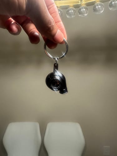 Customer photo review of Turbo Keychain