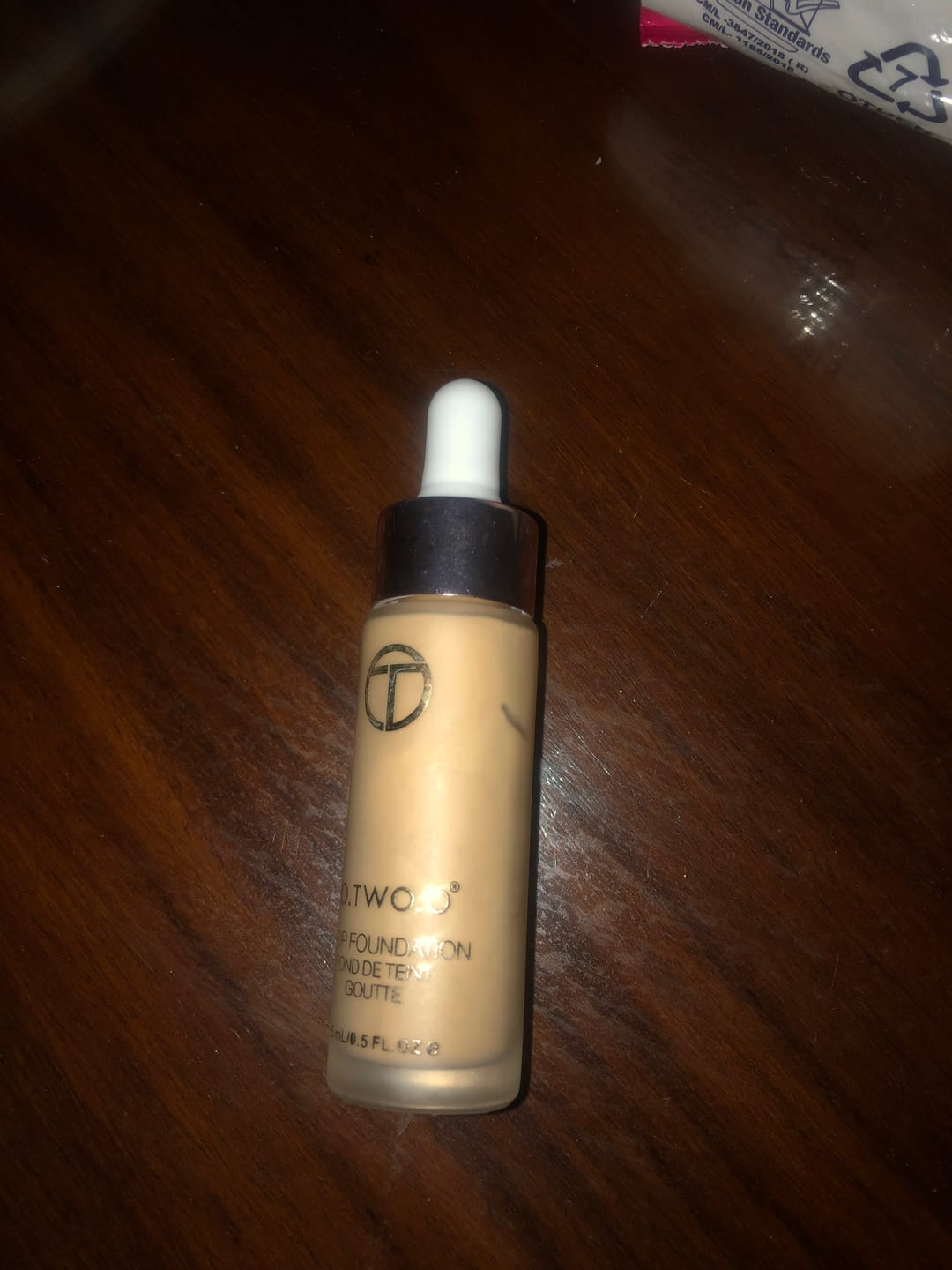 Customer photo review of O.TWO.O LIQUID DROP FOUNDATION