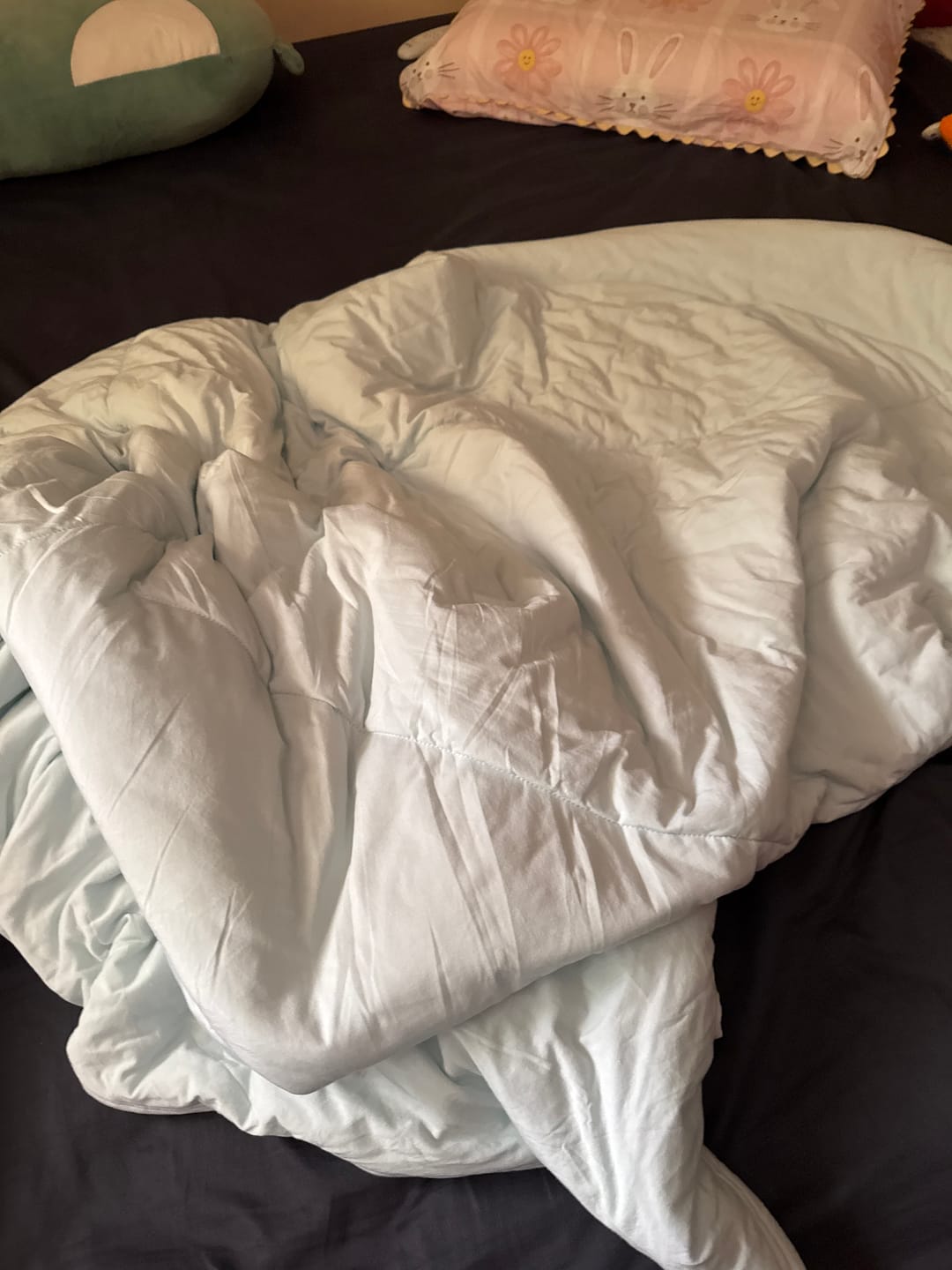 Customer photo review of Summer Snooze Premium Cooling Blanket