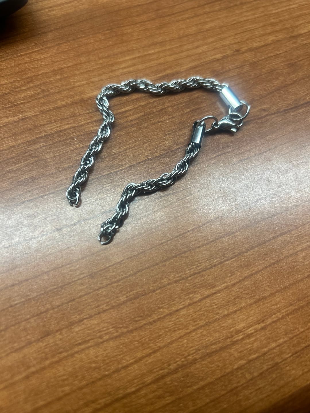 Customer photo review of 4mm Rope Chain Bracelet