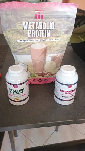 Customer photo review of Potassio Citrato puro al 100% - 160 cps