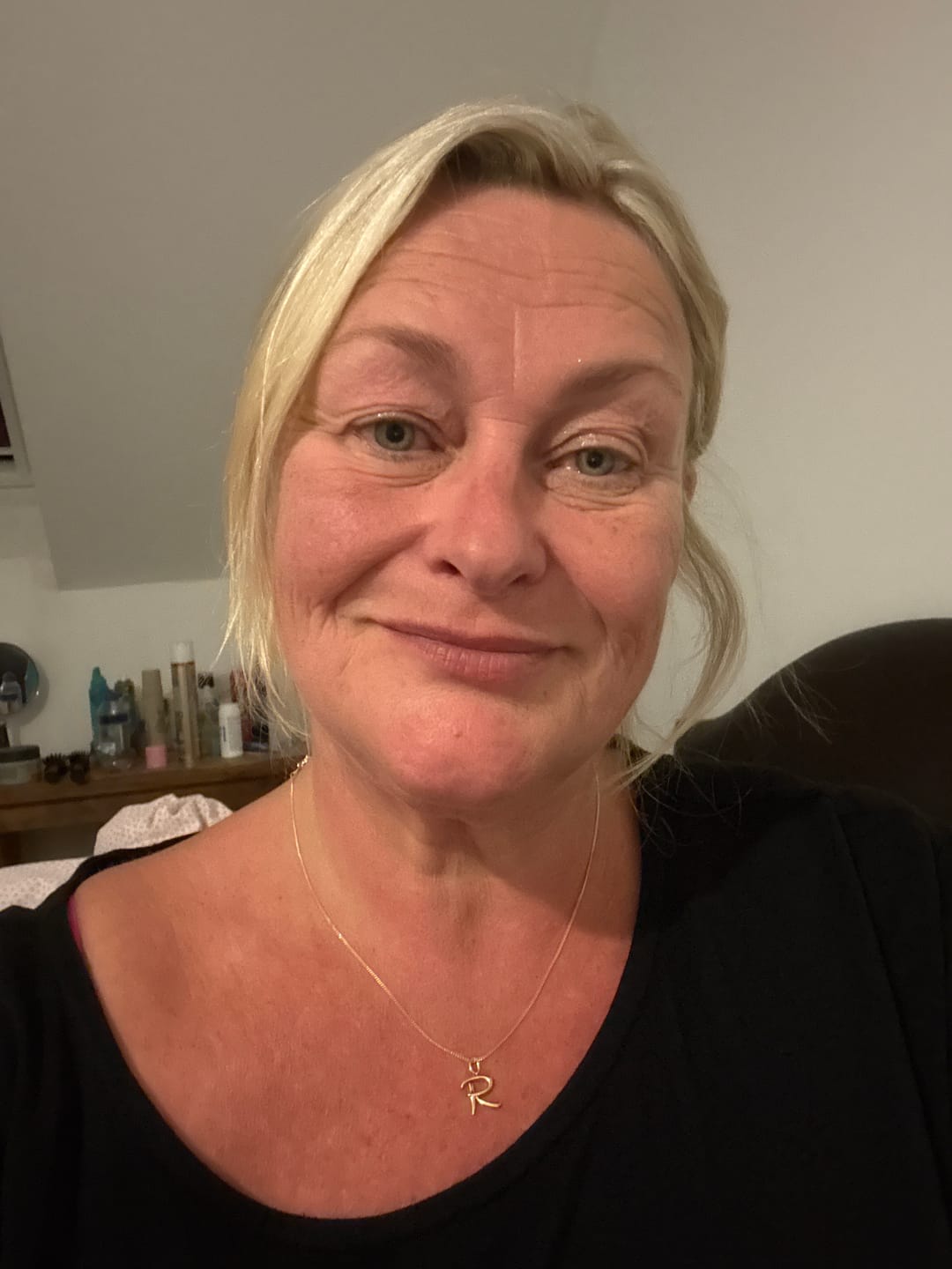 Customer photo review of Molto Initial Charm Pendants