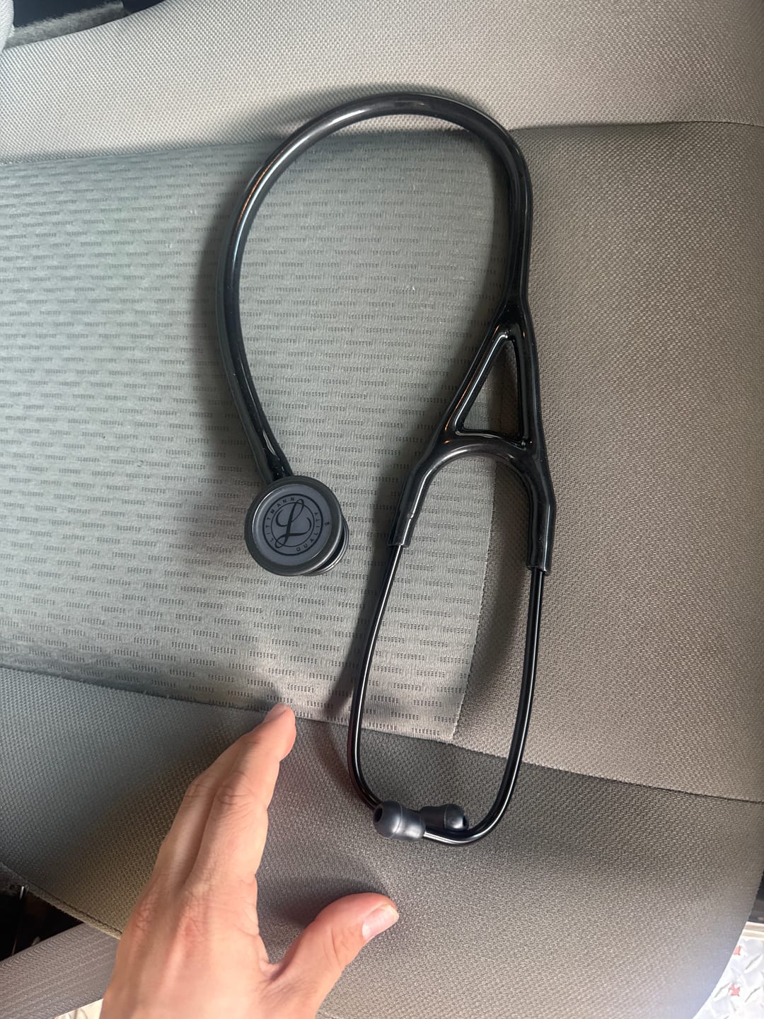 Customer photo review of Littmann Cardiology IV Diagnostic Stethoscope: All Black 6163