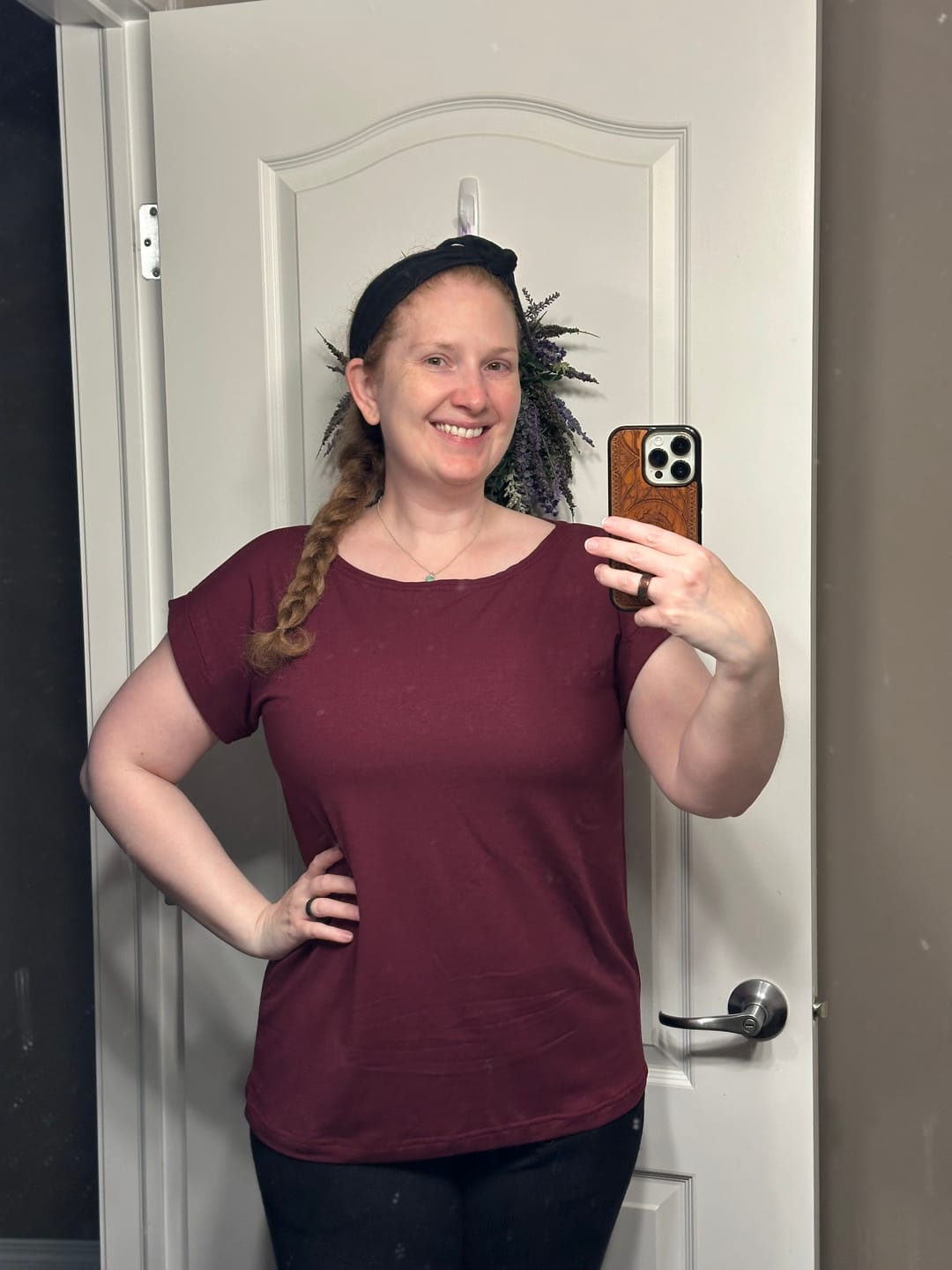 Customer photo review of *Pre-Sale* Cuff Tee