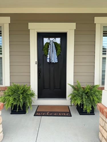 Customer photo review of Ginger Jar Wreath Ribbon