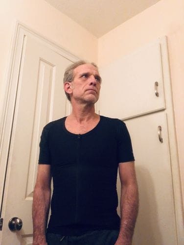 Customer photo review of Men's Posture Shirt™ Zipper - Schwarz