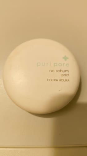 Customer photo review of HOLIKA HOLIKA Puri Pore No Sebum Powder biri pudra