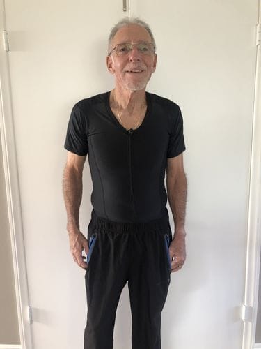Customer photo review of Men's Posture Shirt™ Zipper - Schwarz B-STOCK