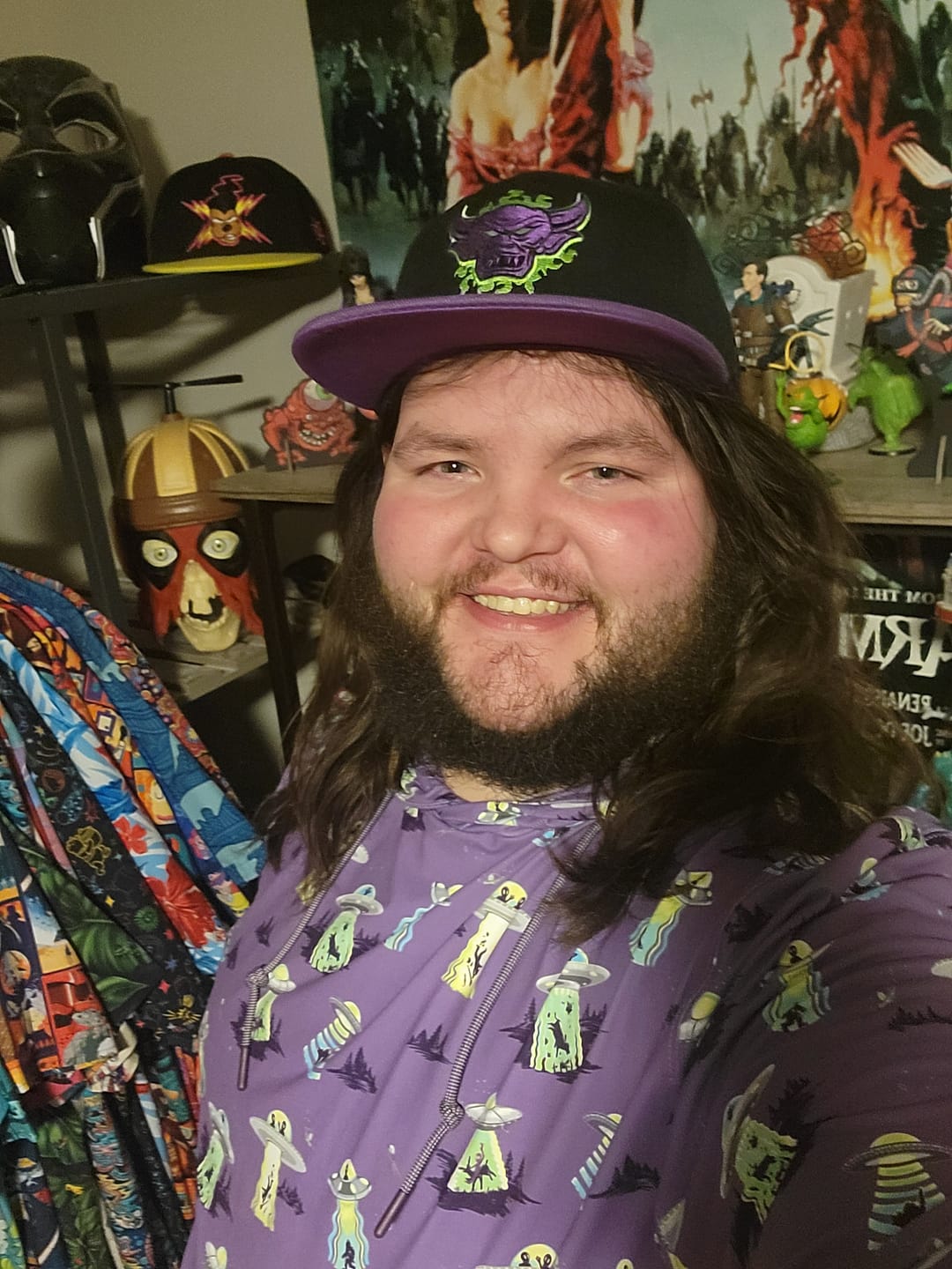 Customer photo review of Scream Me Up! – Performance Hoodie