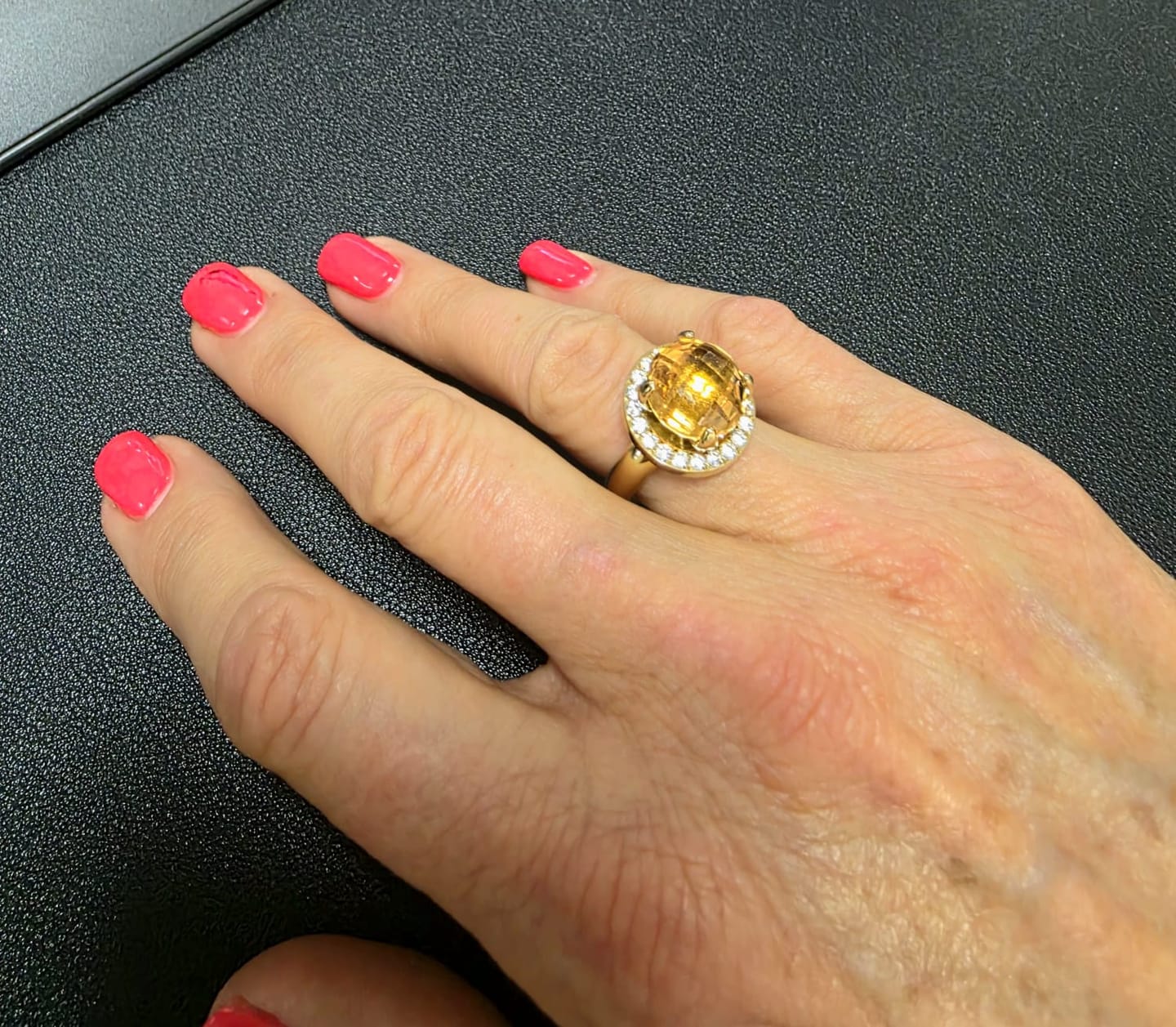Customer photo review of Ring PORTOFINO in Gold