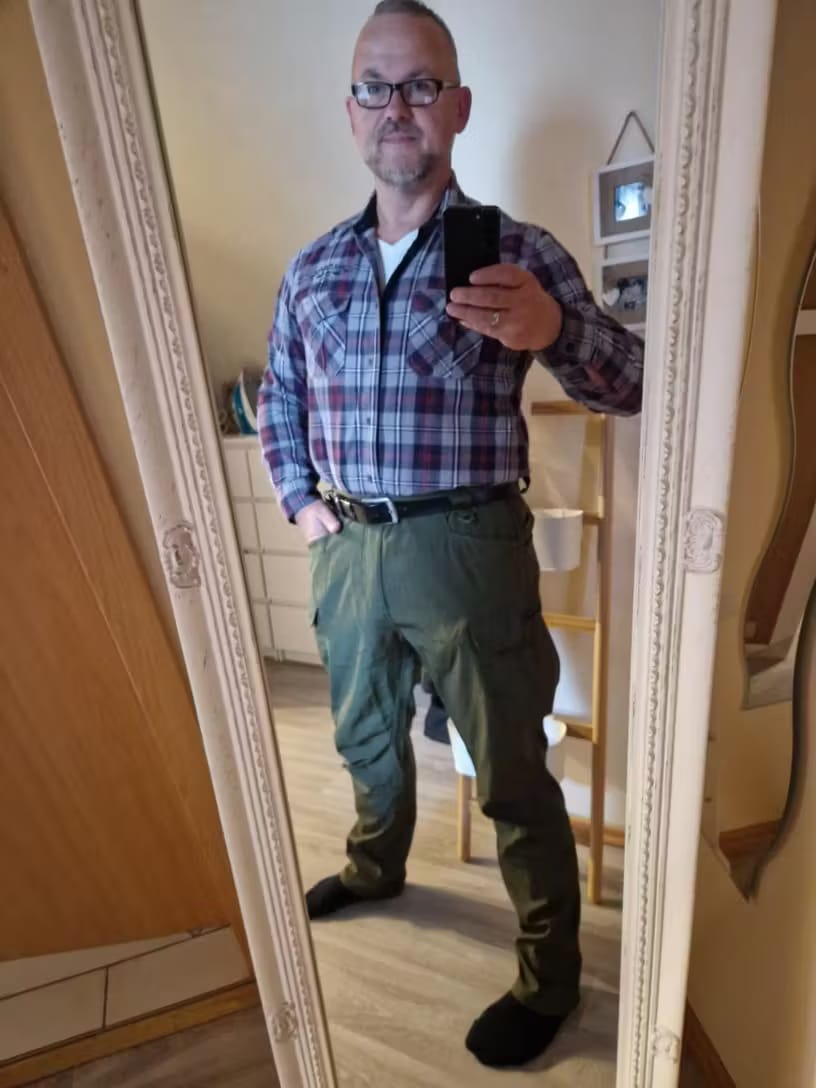 Customer photo review of Ultraflex Utility Trousers