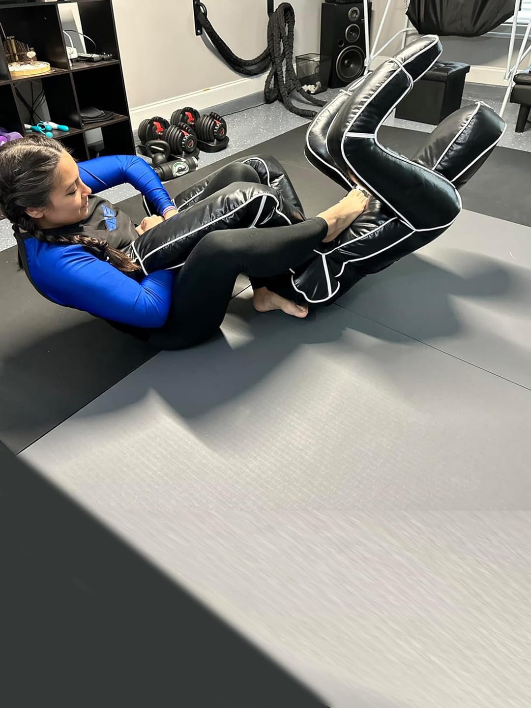 Customer photo review of Adults Essential BJJ Grappling Dummy – 5'7" (170 cm), Unfilled