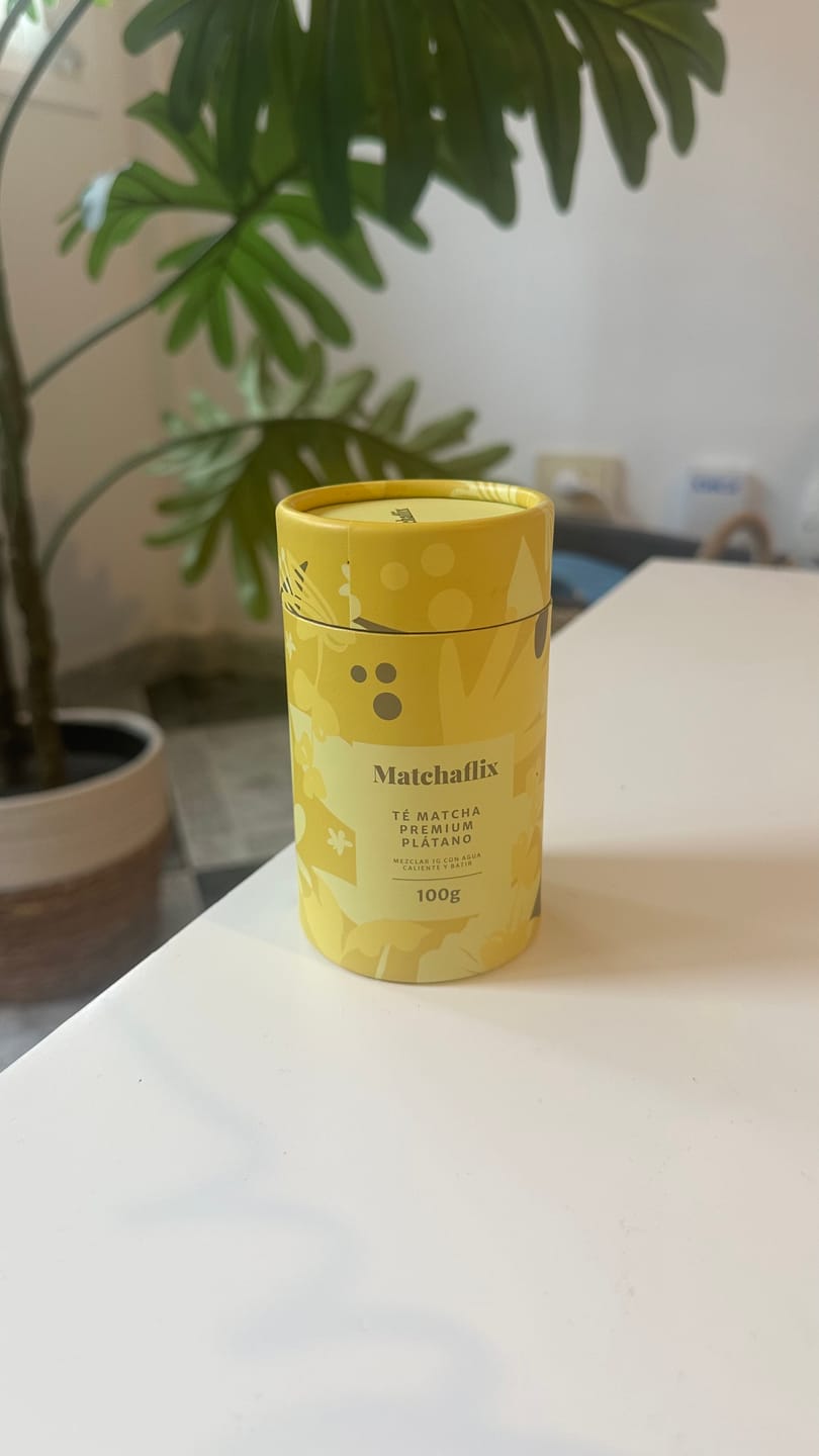 Customer photo review of Té Matcha Premium Plátano