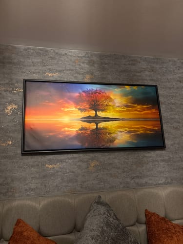 Customer photo review of BEAUTIFUL REFLECTION CANVAS