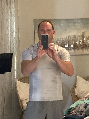 Customer photo review of Men's Posture Shirt™ - Sort
