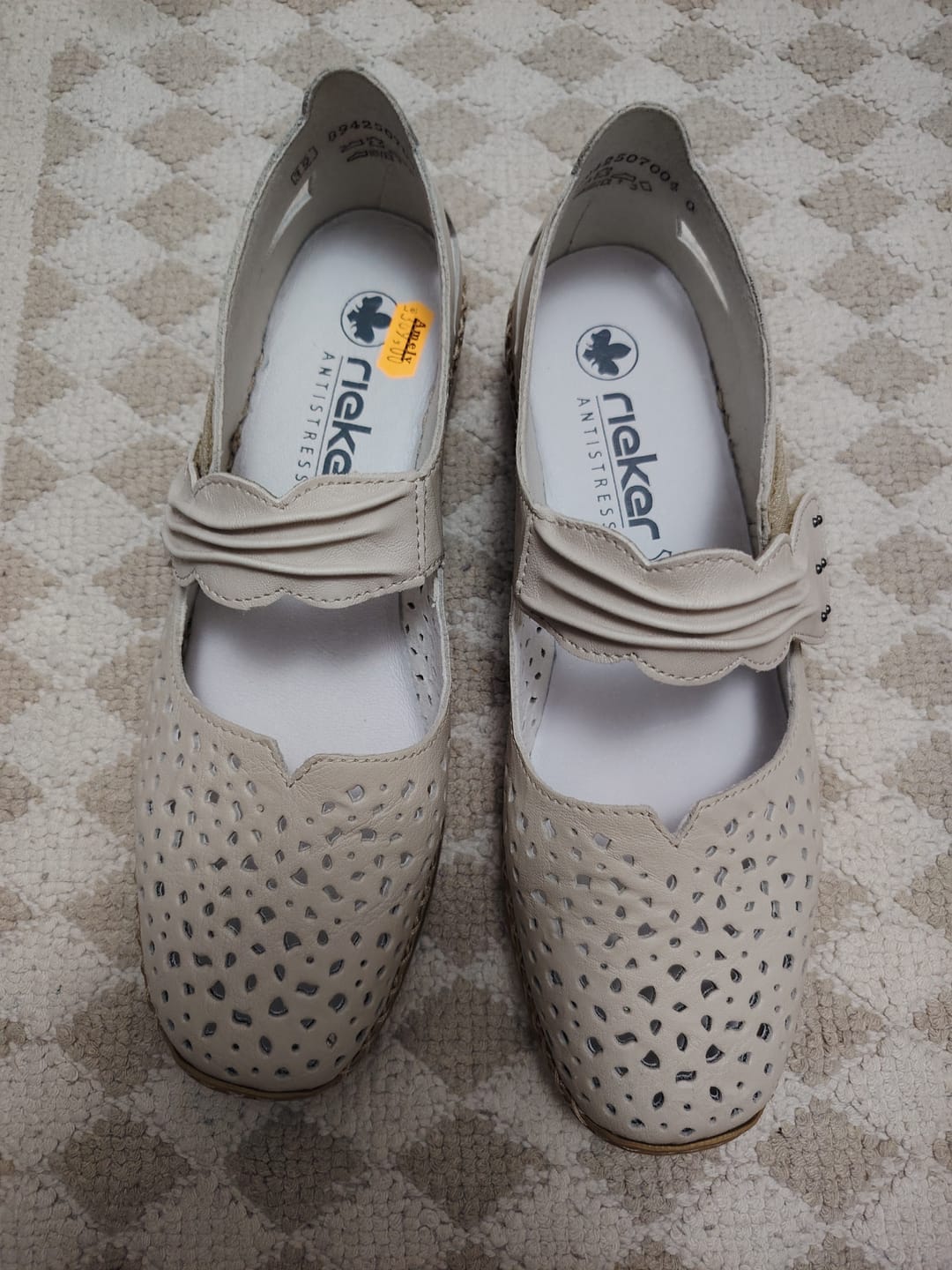 Customer photo review of Pantofi Dama Piele Naturala Rieker RIEK 41399