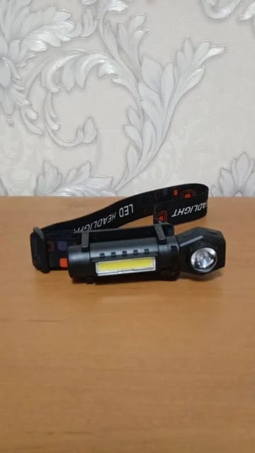 Customer photo review of Multifunktionale 2-in-1 LED Taschenlampe & Stirnlampe