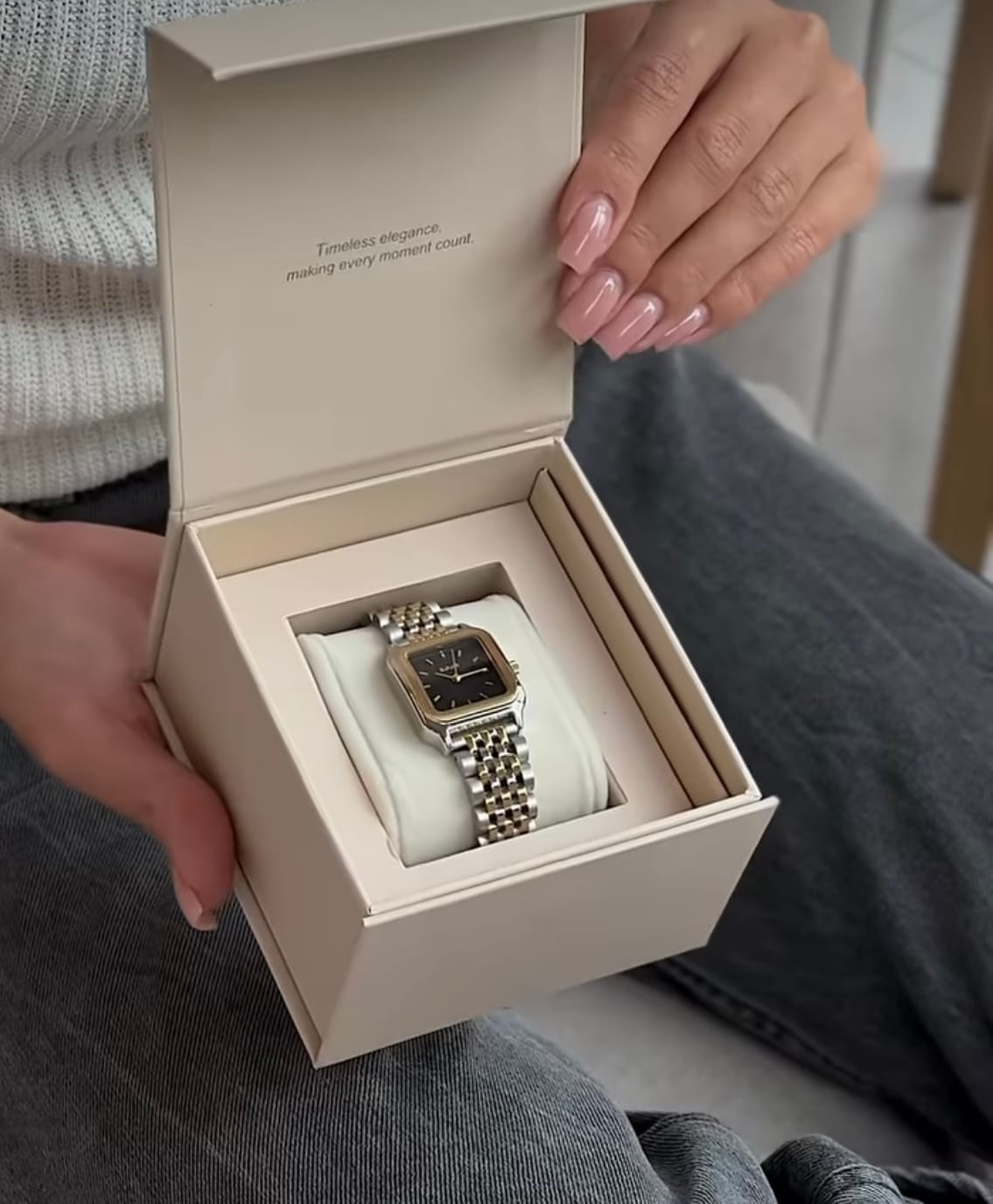 Customer photo review of Macy Black Gold Silver