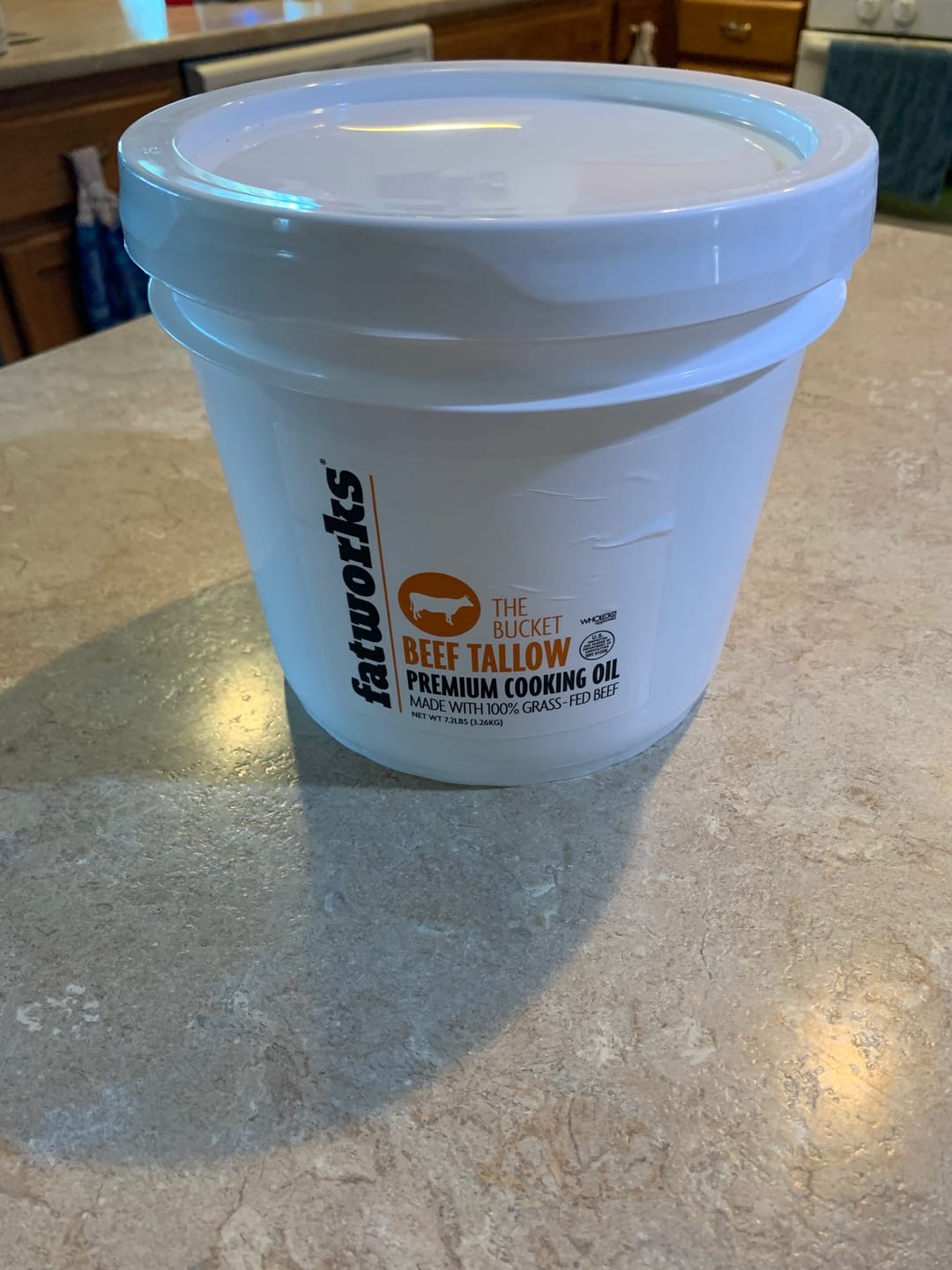 Customer photo review of The Bucket- 1 Gallon Grass Fed Tallow