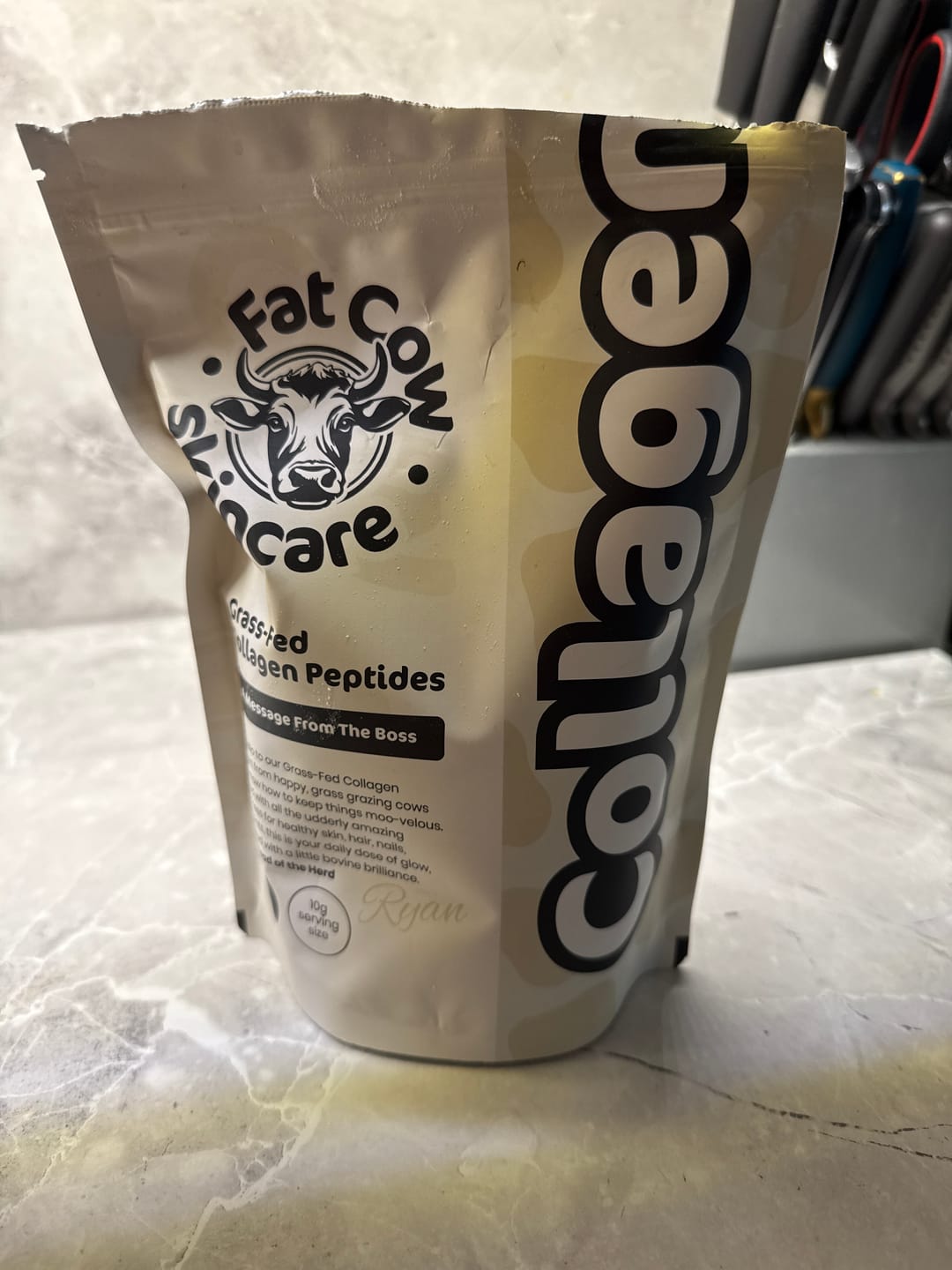 Customer photo review of Grass-Fed Collagen Peptides