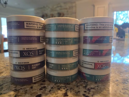 Customer photo review of Tropical Nicotine Pouches
