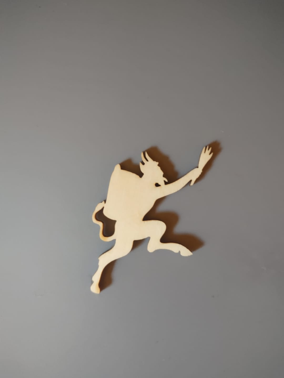 Customer photo review of Unfinished Krampus Shape | Craft Cutout | up to 46" DIY