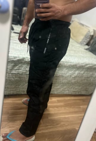 Customer photo review of Wasserdichte & winddichte Thermohose für Männer und Frauen