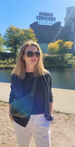 Customer photo review of Charcoal Grey Cashmere Crew Neck Cardigan Medium