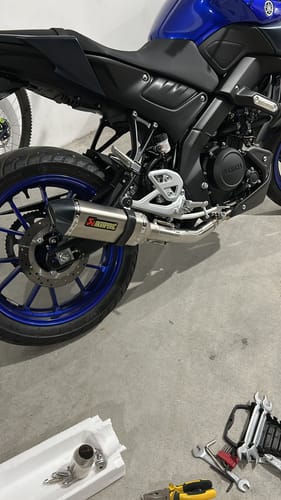 Customer photo review of Línea Completa Yamaha MT-125 (2020-2024)