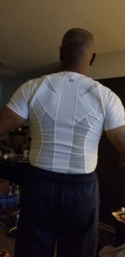 Customer photo review of Men's Posture Shirt™ - Sort