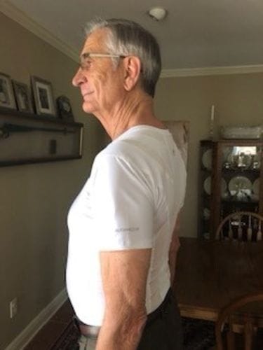 Customer photo review of Men's Posture Shirt™ - Sort