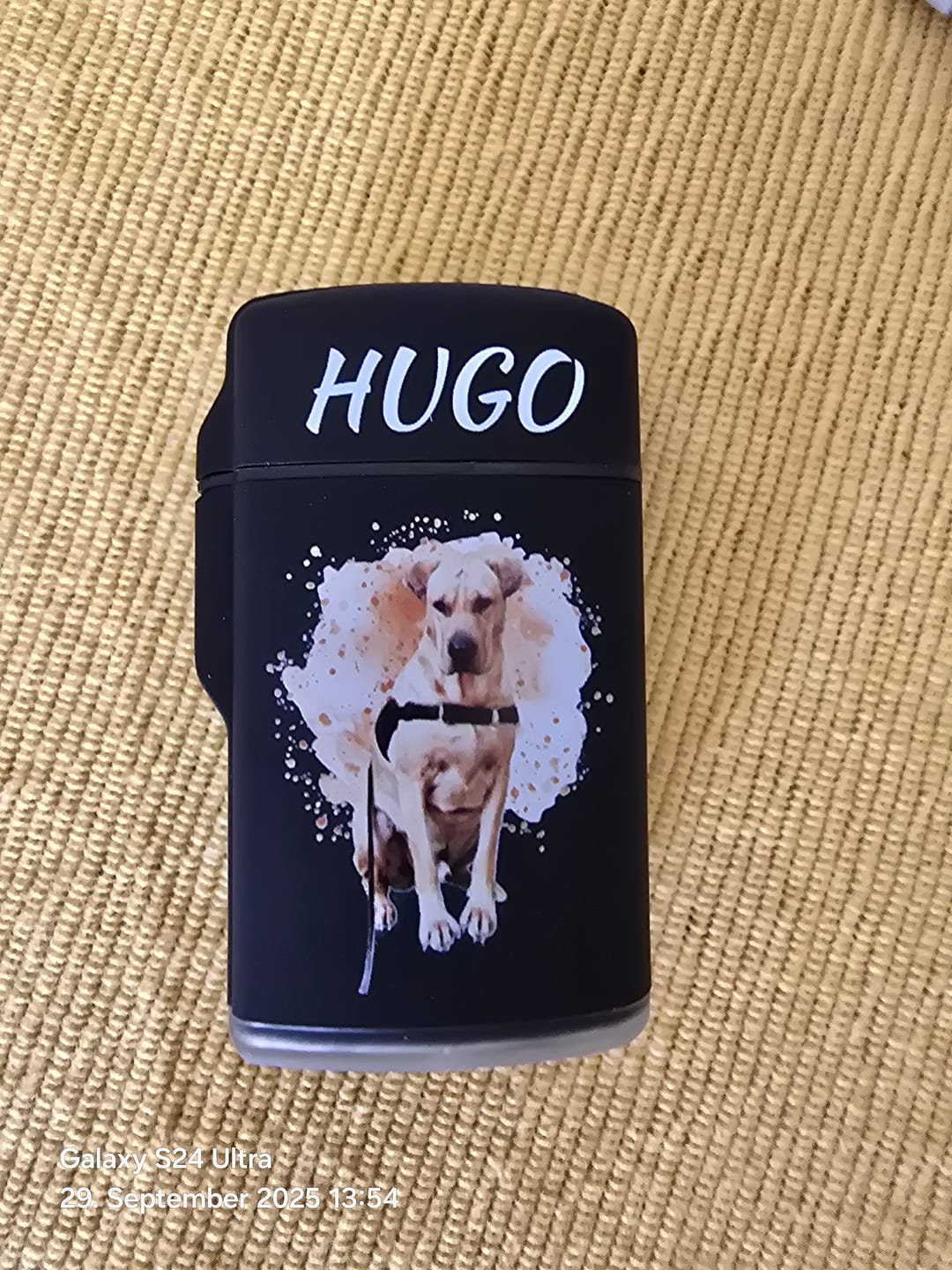 Customer photo review of Haustierportrait - Individuelles Sturmfeuerzeug