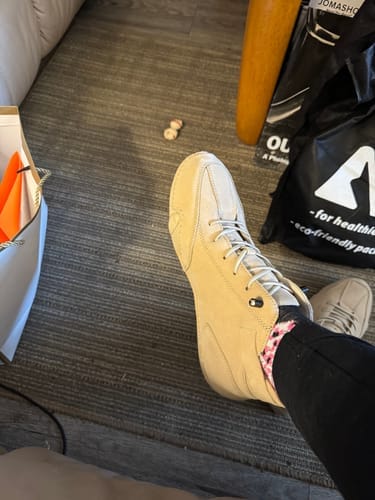 Customer photo review of Men Women Velcro Suede High Boots Beck Shoes (Unisex)