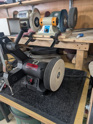 Customer photo review of 100% Wool Felt Polishing Wheel