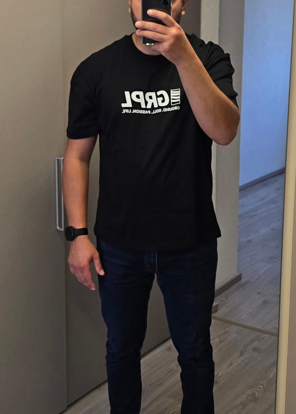 Customer photo review of Heavy Oversize Shirt "Peace on the Mat"