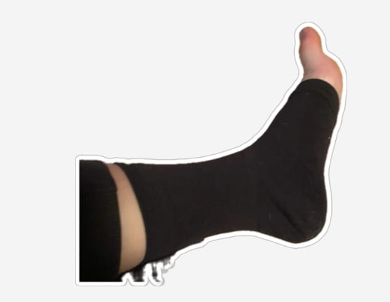 Customer photo review of eXtend High – Kompressionilkkatuki - Musta – x1