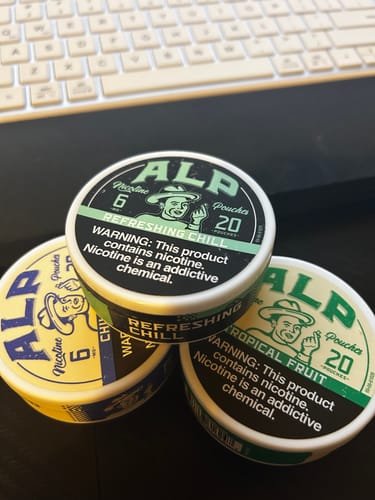 Customer photo review of Tropical Fruit Nicotine Pouches