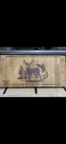 Customer photo review of Deer Inlay Digital File