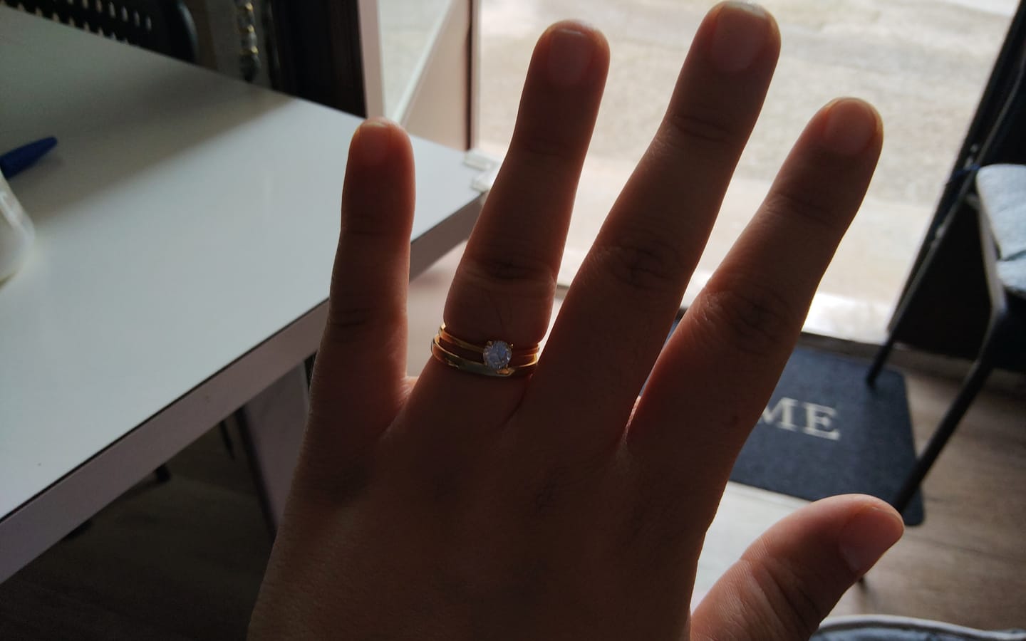 Customer photo review of Anillo Circonita Oval