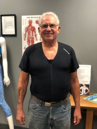 Customer photo review of Men's Posture Shirt™ Zipper - Schwarz