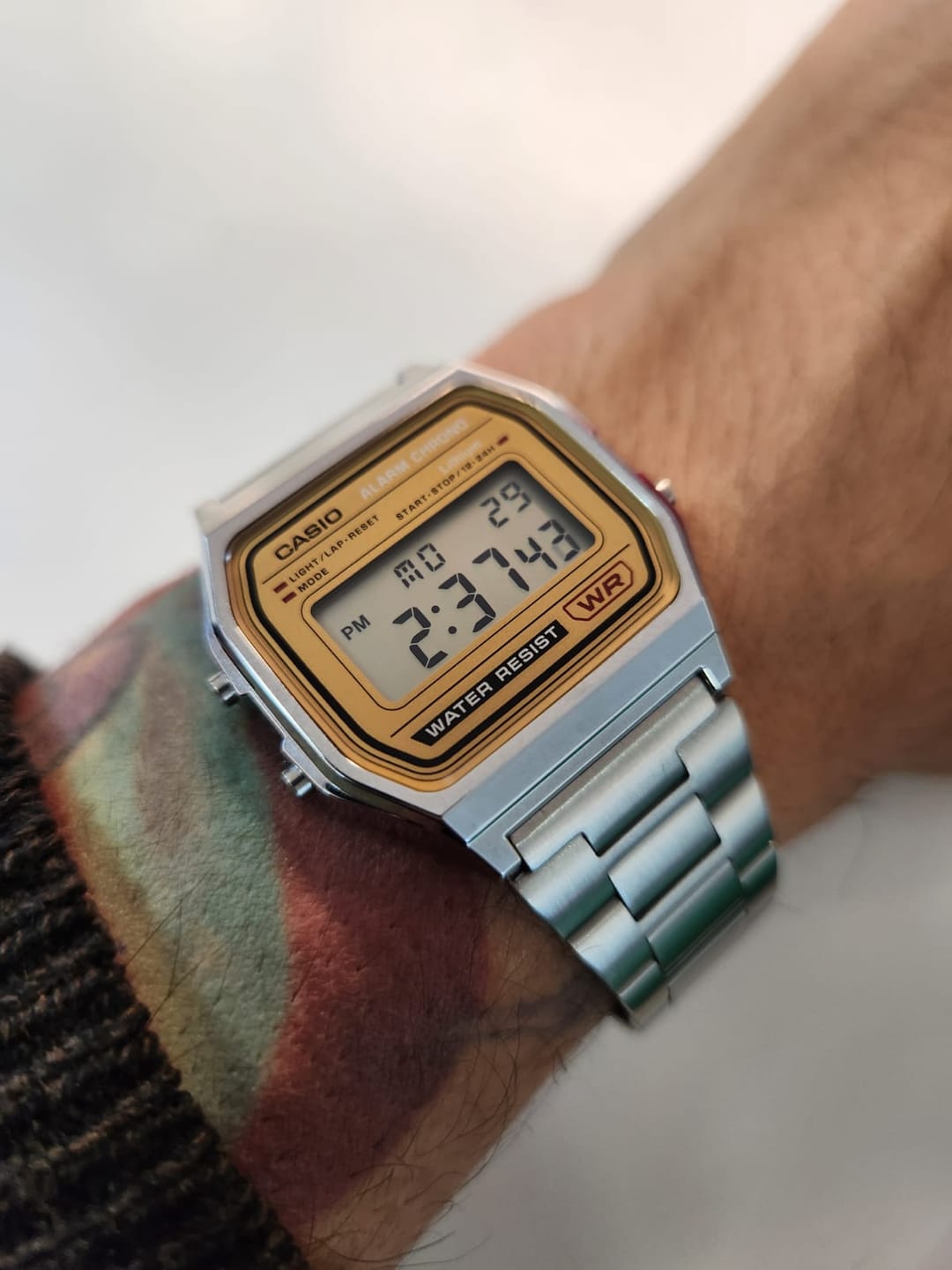 Customer photo review of Reloj Casio Vintage A158WEA-9EF Plateado [EXCLUSIVO]